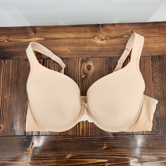 Cacique Lightly Lined Full Coverage Bra 42C Nude NWOT - Picture 1 of 6